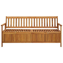 FAMIROSA Cassapanca da Giardino 170 cm in Legno Massello di Acacia