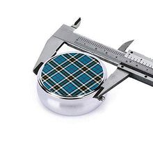 Thomson Thompson Mactavish - Contenitore rotondo per pillole, 3 scomparti, in metallo, per medicina e vitamina