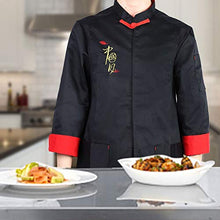Tarente Uniform Maniche Lunghe Chef Cappotto di Stile Cinese Chef Abito for Donne degli Uomini