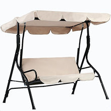 dDanke, copertura di ricambio per altalena da giardino, resistente ai raggi UV, 195 x 125 cm, per patio, esterni, 3 posti