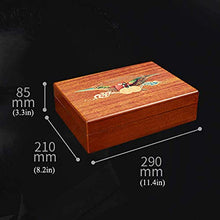 Adesign Handmade Cigar Humidor for 20 Conti, Cigar Box Set con igrometro e umidificatore, Portatile Classico Legno di Cedro Cigar Humidor