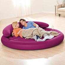 Wsaman La Salute Materiale Gonfiabile Letto Doppio, Tatami Tappetini Divano Letto con Floccato Materiale in PVC Ecologico per Adulti E Bambini