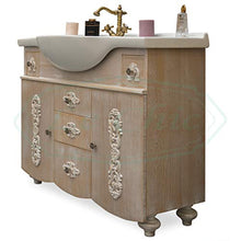 SHOP CHIC MOBILE BAGNO CON LAVABO IN LEGNO PROVENZALE MASSICCIO