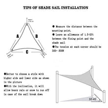 WXQIANG - Tenda parasole per esterni, impermeabile, resistente ai raggi UV, resistente alla temperatura, protezione solare disponibile, isolamento termico, colore: nero, dimensioni: 3 x 4 x 5 m