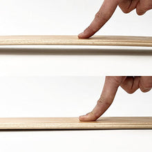 10 Listelli Curvati in Legno di Faggio - Ricambio per Doga – 6,7 X 84 X 0,8 Cm