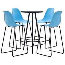 E E-NICES Set da Bar 5 pz in Plastica Blu