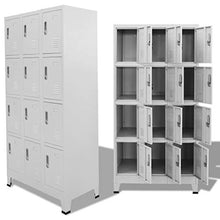 FAMIROSA Armadietto a 12 Scomparti 90x45x180 cm