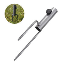 HUSHUI Mandrino da Giardino per Esterni Supporto per Manico per ombrellone