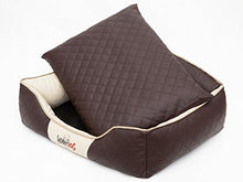 Hobbydog Elite - Lettino per Cani, XL, Lati Marrone/Beige