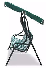 Dondolo 3 Posti da Giardino cm in Acciaio Becker Swing Bianco e Verde