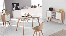 Design Twist Tommy Set di 4 Sedie, Legno, Tortora, 52 x 48.5 x 82 cm
