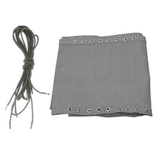 FLAMEER 4 Pezzi Lacci Corde Elastiche + 1 Pezzo Tessuto Resistente per Sedia Reclinabile di Giardino Accessori di Ricambio - C
