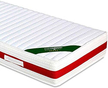 EVERGREENWEB Materasso singolo 80x190 in MEMORY FOAM & Waterfoam ORTOPEDICO alto 22 cm con Cuscino Letto GRATIS Lastra Massaggiante, Rivestimento Bianco SFODERABILE per Reti e Letti