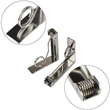 Wacemak1r - Supporto per tovaglia in acciaio inox, per feste, picnic, 4 pezzi