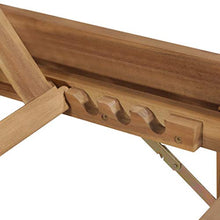 vidaXL Massello Acacia Lettino Prendisole Pieghevole Rustico Sdraio Spiaggia