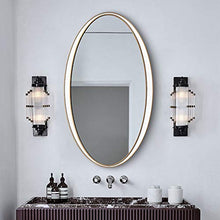 Bathroom mirror Specchio Bagno Nordico Semplice Specchio Ovale a Parete Specchio da Trucco Specchio da Bagno