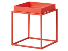 Inter Link Lounge C01 Tavolino, Metallo, Arancione, 35 x 35 x 40