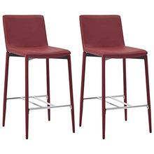 SKM Set da Bar 5 pz in Similpelle Rosso Vino G