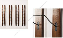 Classico Wine Rack Hanging solido legno di noce del colore della parete semplice Moderno Legno grano Chiaro forte e stabile pieghevole salvaspazio durevole disegno semplice di Hanging calice di metter