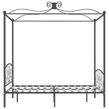SKM Letto a Baldacchino Grigio in Metallo 120x200 cm (26.6kg)