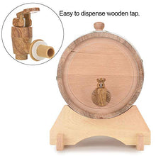 5L Botte di Rovere, Botte di Vino con Rubinetto, per Vino, Brandy, Whisky, Tequila