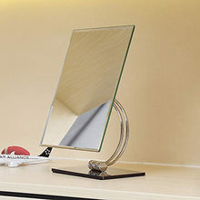 Chef Turk Specchio Quadrato Argento monocorpo in Acciaio Inox Argento + Specchio in plastica ABS Specchio cosmetico for la casa Specchio da banco
