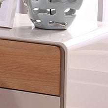 Comodino Multi-Funzione cassetto armadietto Piastra Comodino Grande capacità Semplice Comodino Camera da Letto (Color : Brown, Size : 54.4 * 39 * 45cm)