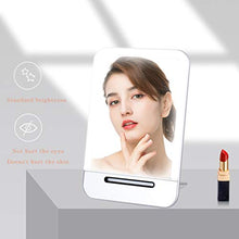 Makeup mirror Specchio per Il Trucco Pieno di Luce a LED Ricaricabile Specchio da scrivania Portatile Portatile da Tavolo per dormitorio Femminile