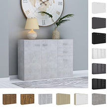vidaXL Credenza Grigio Cemento 105x30x75 cm in Truciolato