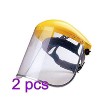 Garneck 2 Pezzi di Protezione Facciale in PVC Antispruzzo Riutilizzabile per La Protezione della Testa degli Occhi