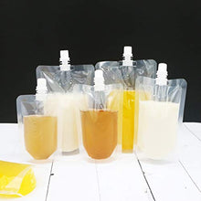 HEMOTON 50 Pezzi di Sacchetti per Bevande Sacchetti di Bevande Sacchetti di Bevande Sacchetti Riutilizzabili Sacchetti di Beccuccio Liquidi Pallone da Crociera per Bevande Subdole (100 Ml)
