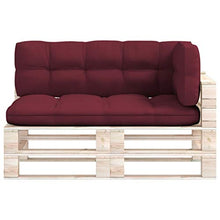 Buyounger Cuscini per Divano Pallet 3 pz Rosso Vino