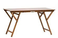 Tavolo richiudibile Formica in legno per casa giardino 75X140X76 CM (Noce)
