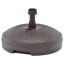 vidaXL Base Ombrellone Riempibile Sabbia/Acqua 20 L Marrone Plastica