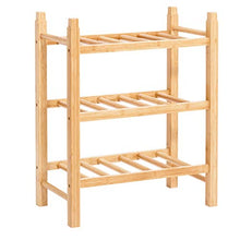 Summerone Bamboo Wine Rack, Piano Vino Scaffale Scaffale, Bottiglie Holder, freestanding Espositore for Cucina, dispensa, Cantina, dinging Camera (Dimensione : 3 Tier)