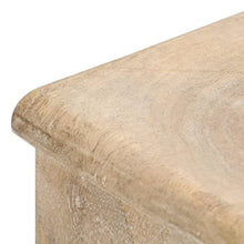 vidaXL Comodino 40x30x46 cm in Legno Massello di Mango