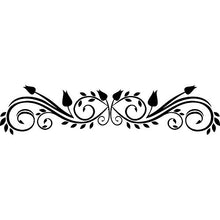 Adesivi per testiera del letto, T-MK314, 32 x 140 cm, colore: Nero