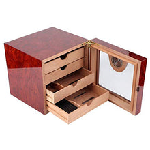 Cigar Box Container Humidor Storage Case Moth Prevention Home Office, Facile da installare