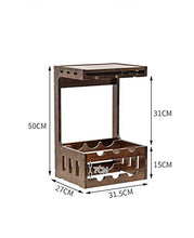 JL Wine Rack Holder, Wall Hanging Wine Bottle Holder, controsoffitto Wine Rack Tavolo Wine Rack Home Décor Pranzo Rack Accent Vino magazzinaggio for Il Vino di stoccaggio