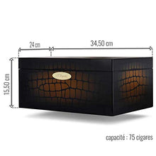 S.T. Dupont st dupont marrone coccodrillo dandy humidor