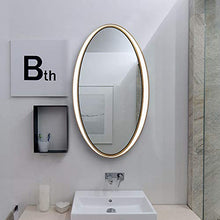 Bathroom mirror Specchio Bagno Nordico Semplice Specchio Ovale a Parete Specchio da Trucco Specchio da Bagno