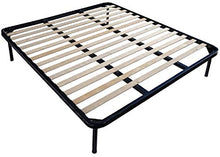 Rete A DOGHE 140x190 Letto Matrimoniale Francese con Doppio Rinforzo - con Piedi da 25 cm