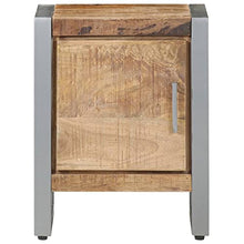 vidaXL Comodino 40x30x50 cm in Legno di Mango Grezzo