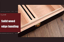 TGhosts Cigar Humidor, Fatto a Mano Cigar Humidor, Cedar Cigar Box Desktop con umidificatore e igrometro, Vetro Top