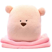 Cartoon Cuscino Coperta di Viaggio Blanketand Pillow Set Peluche Ripiene Giocattoli Animali Cuscini Coperte per Office