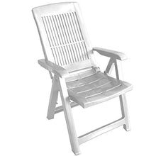 Vigor 9693610 Sedia in Polipropilene Bianca Tampa Poltrona Pieghevole