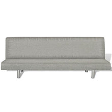 vidaXL Divano Letto Ospiti Pieghevole Grigio Arredo Salotto Soggiorno Sofà