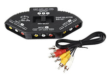 SaySure - 3 Way Port Audio Video AV RCA Switcher Splitter