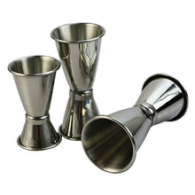 goneryisour - Bicchiere da cocktail in acciaio inox, con doppia testa