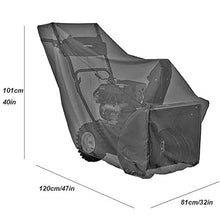 YMYP08 Spazzaneve Copertina Snow Blower Copertura 420D Oxford Ispessite Elettrico A Due Stadi del Fiocco di Neve Ventilatore Coprire con Borsetta
